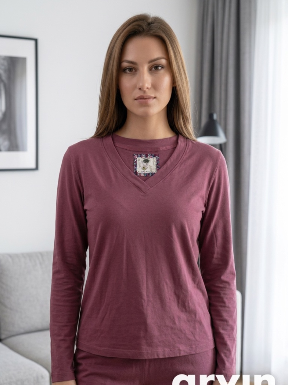 New Cupio Pink Long Sleeves Top as Sz. L